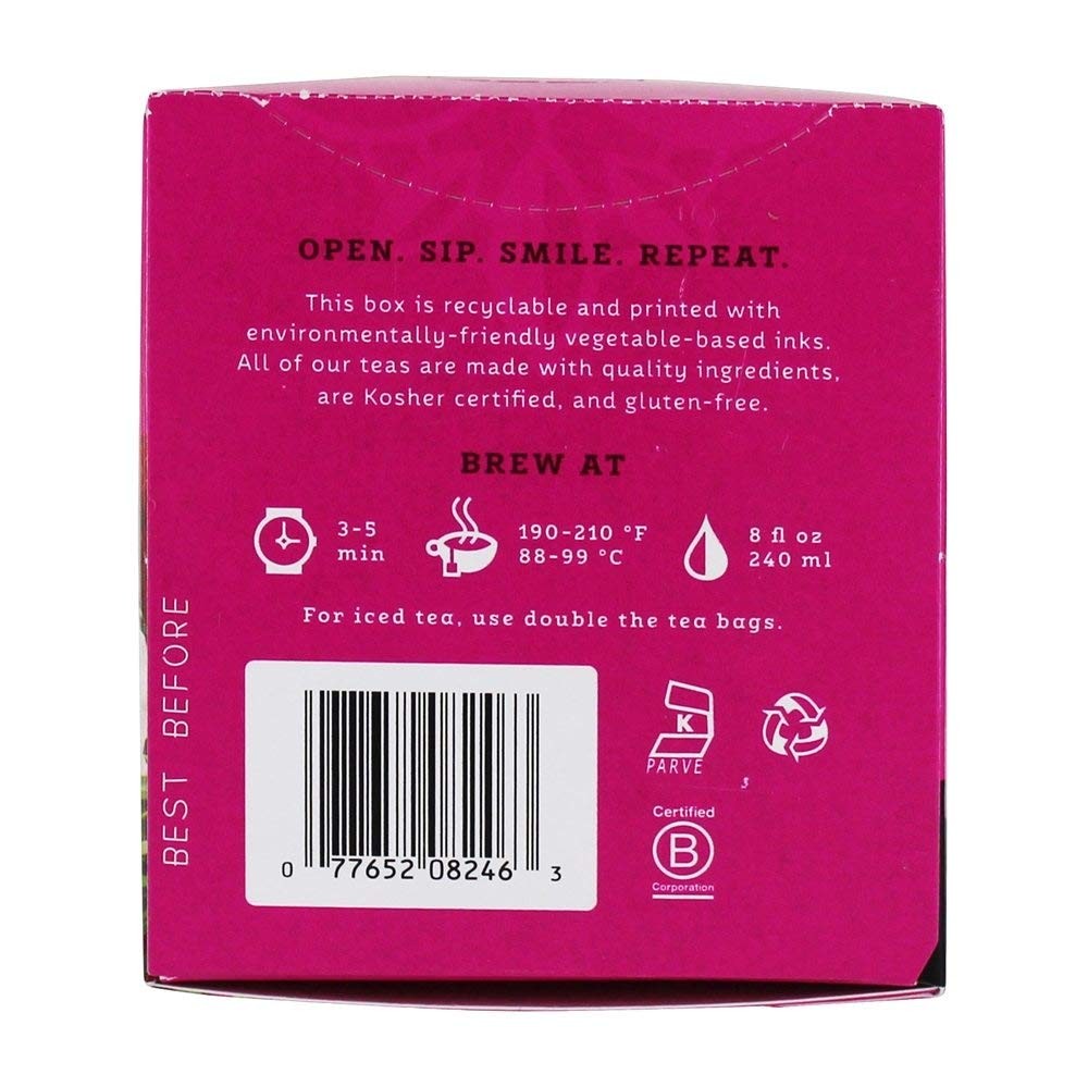 Stash Tea Wild Raspberry Hibiscus 20 Bags 20 Count (Pack of 1)