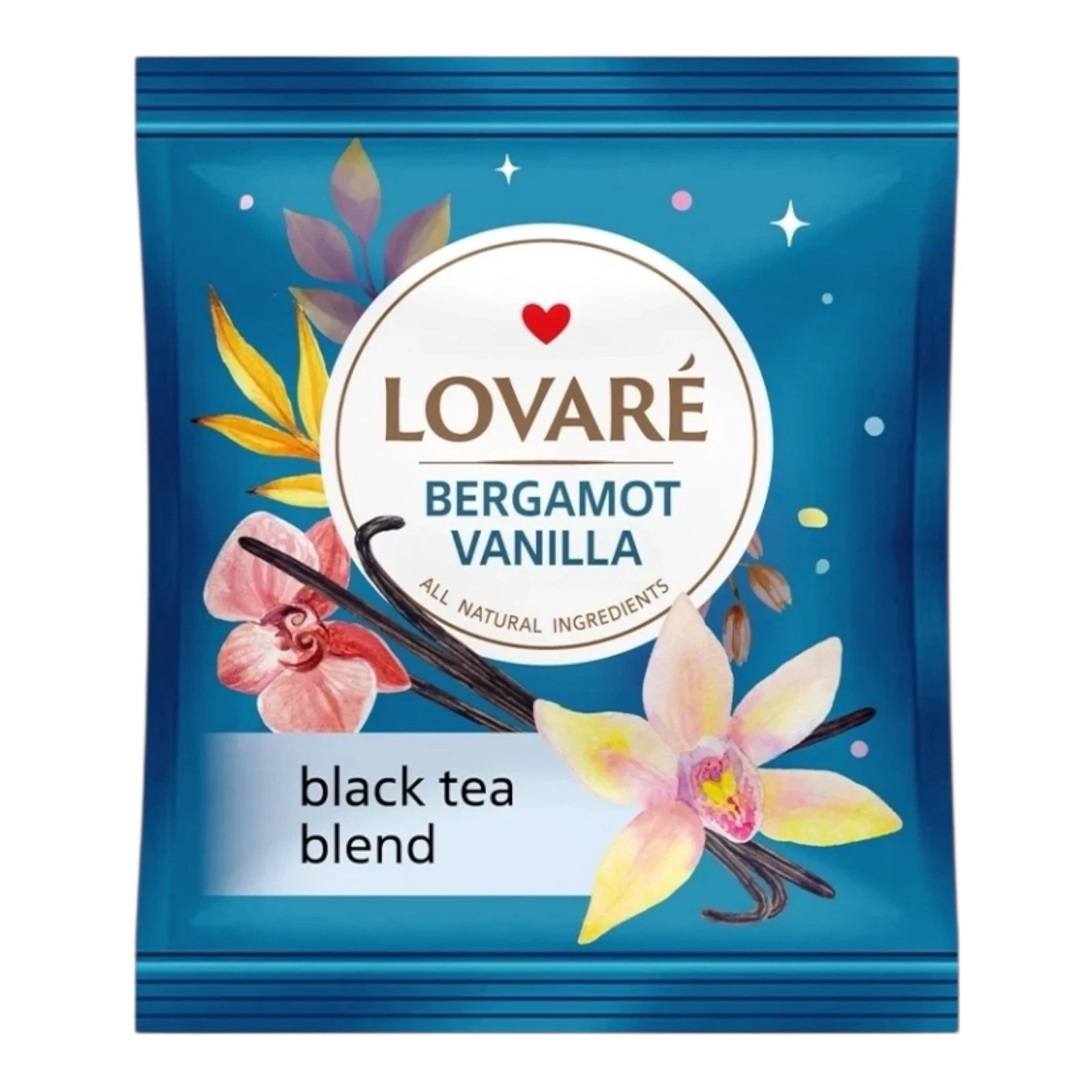LOVARE Tea Gift Set Black & Green Tea 30 Tea Bags, 6 Flavors Tea Gift box