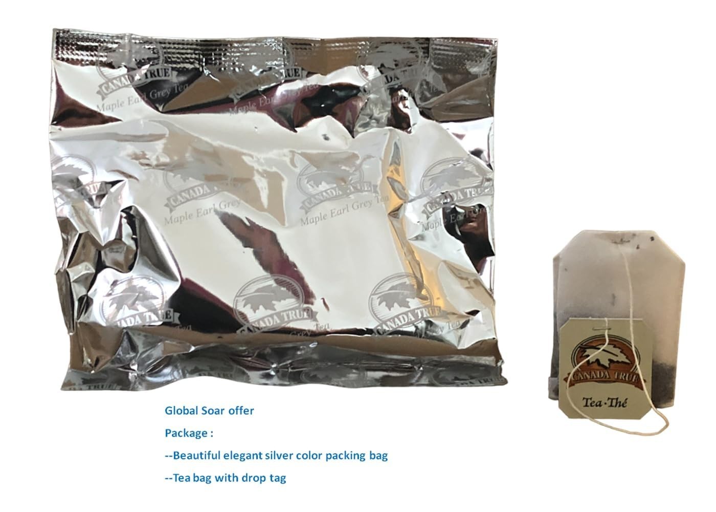 Canada True Maple Earl Grey Tea 25 Bags 50g Ceylon Black Tea – free shipping