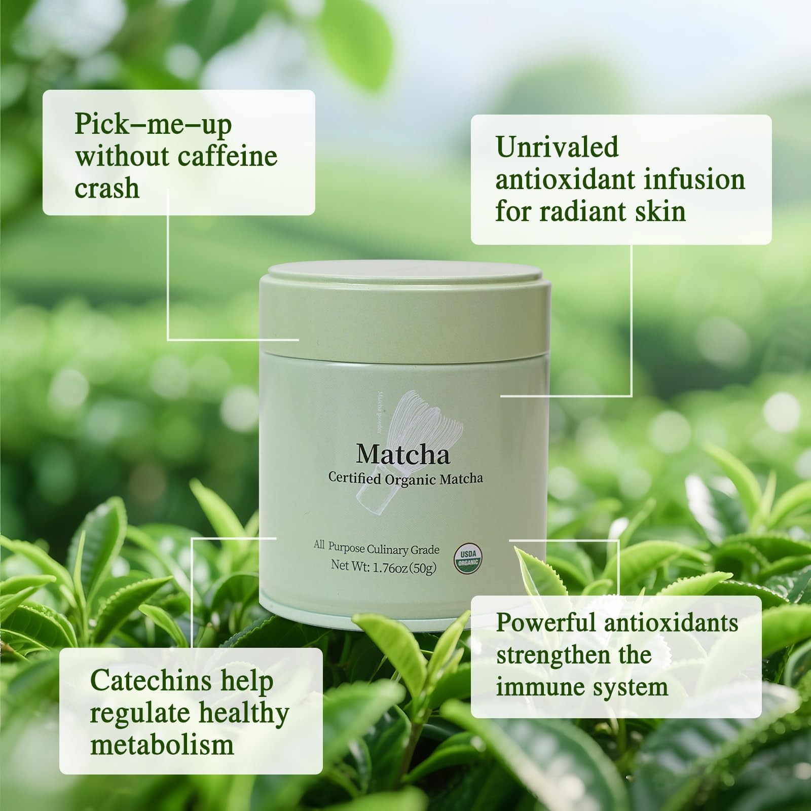 MatchAdmire Matcha Powder Premium First Harvest USDA 1.76 Ounce (Pack of 1)