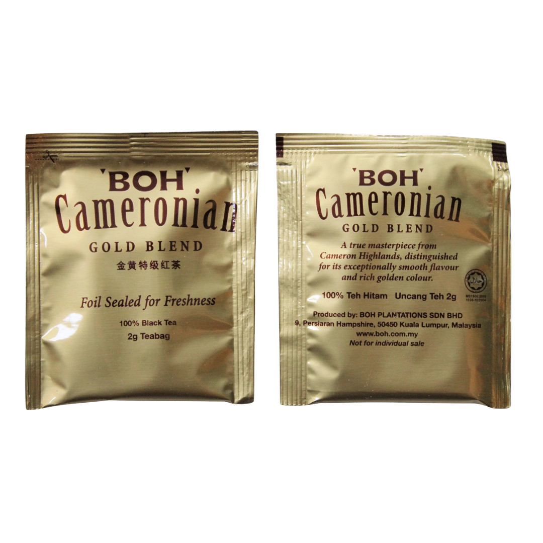 1 X BOH Cameronian Gold Blend Tea – 60 Foil-Sealed Teabags