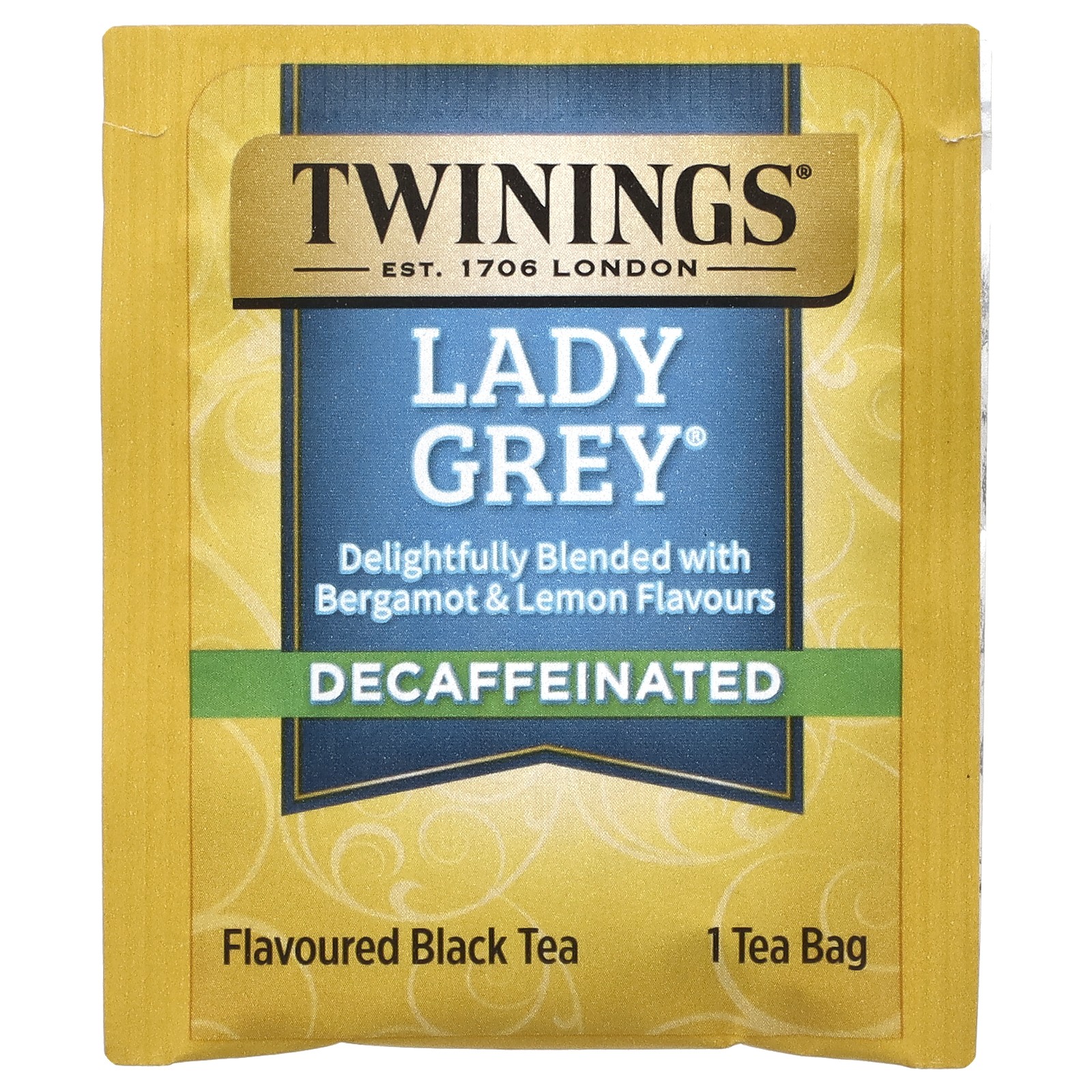 Flavored Black Tea, Lady Grey, Decaffeinated, 20 Tea Bags, 1.41 oz (40 g)