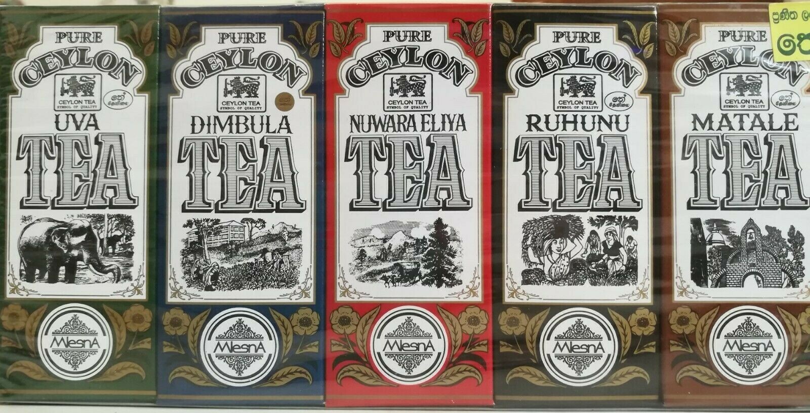 Pure Ceylon Black Tea Mlesna Assorted Tea Collection Premium Quality Loose Leaf