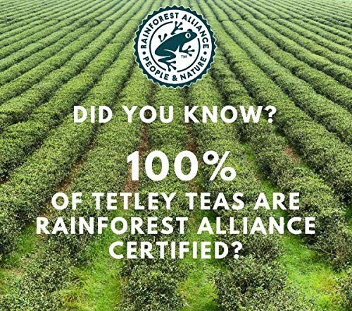 Tetley British Blend Premium Black Tea, 320 Teabags, Rainforest Alliance Certifi