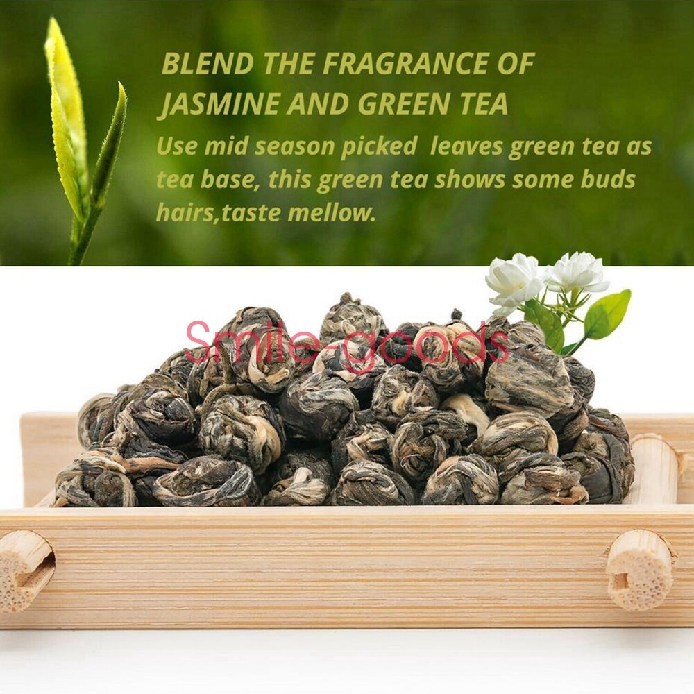 Pearl Jasmine Dragon Ball Tea Loose Leaf Premium Organic Green Tea 3.5 oz