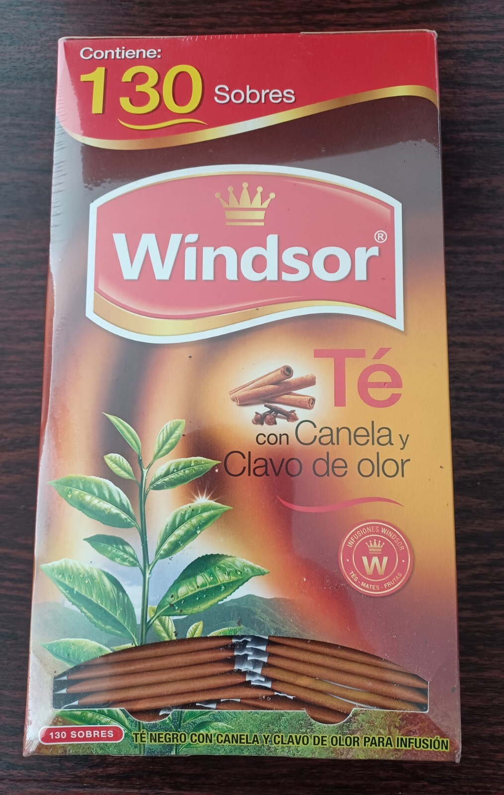 Windsor Tea Mate Cinnamon & Cloves 130 bags. New! Ask for the other flavors…