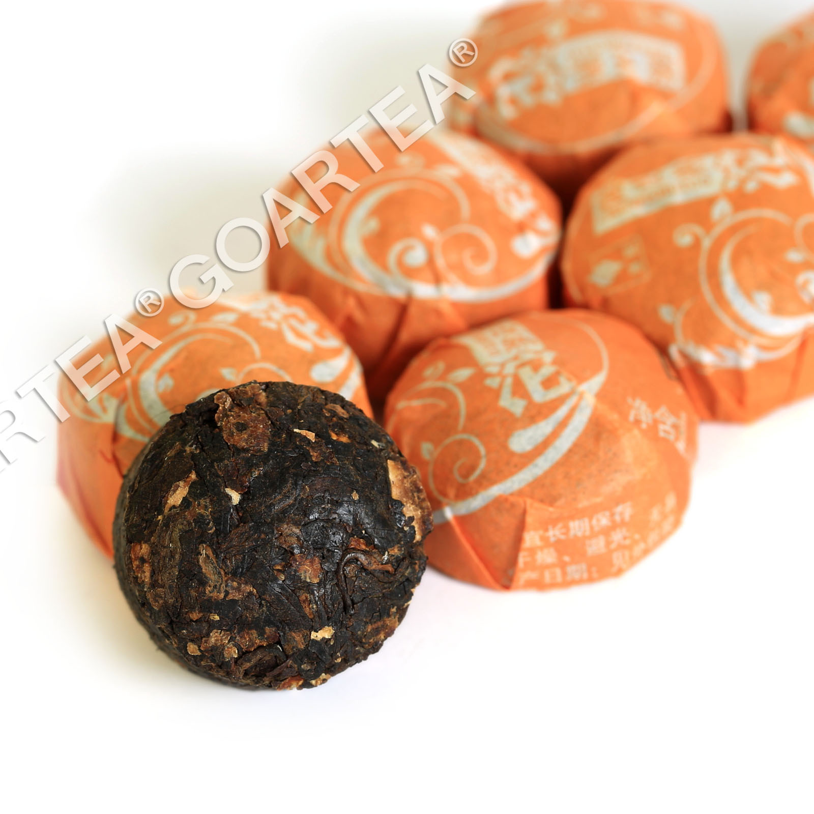 GOARTEA 2015 yr Orange Peel Citrus Flavored Mini Ripe Cake puer Pu’er Pu erh Tea