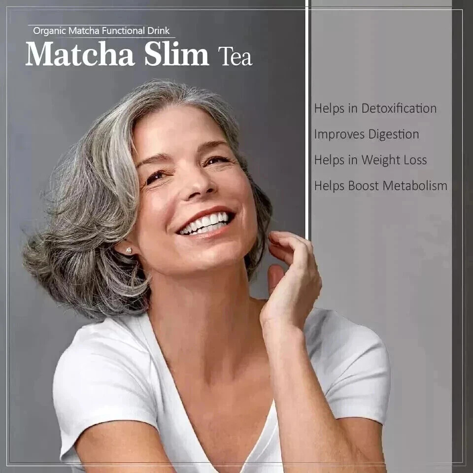Matcha Slim Green Tea Weight Management High In Antioxidants Detoxifying -(50gm)