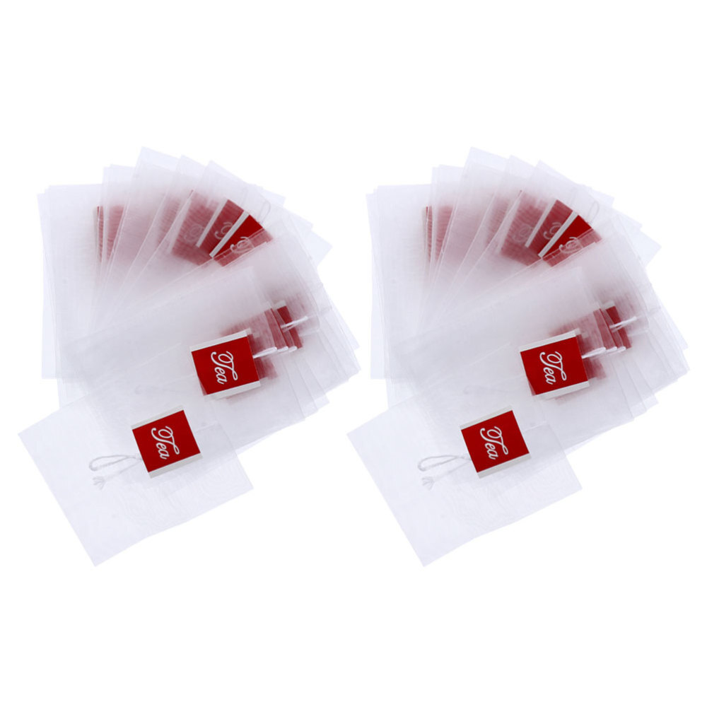 100pcs coffee filter bag Empty Portable Small Tea Pouches Loose Tea Bags