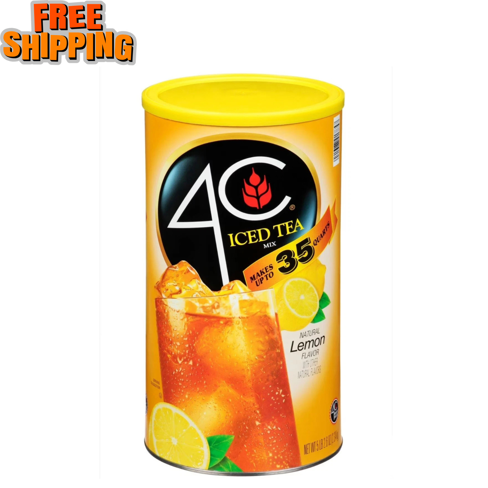 4C Lemon Iced Tea Mix, 82.6 oz.-free shipping