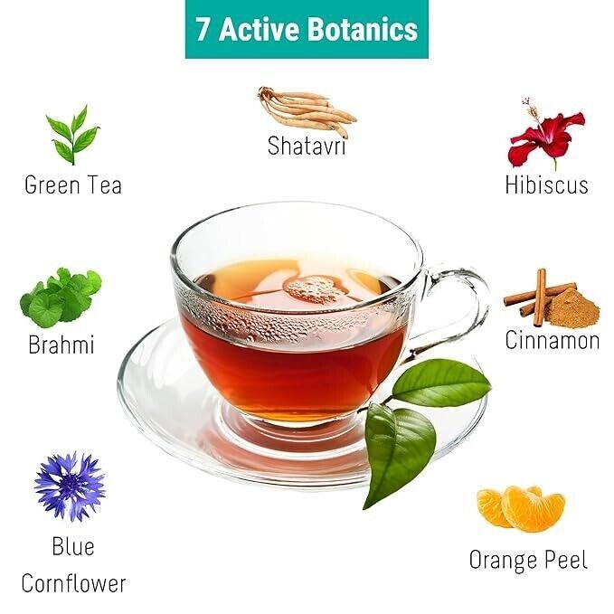 OH CHA – Green Tea, Evening Cleanse Detox Green tea with Brahmi, Shatavari | 35g