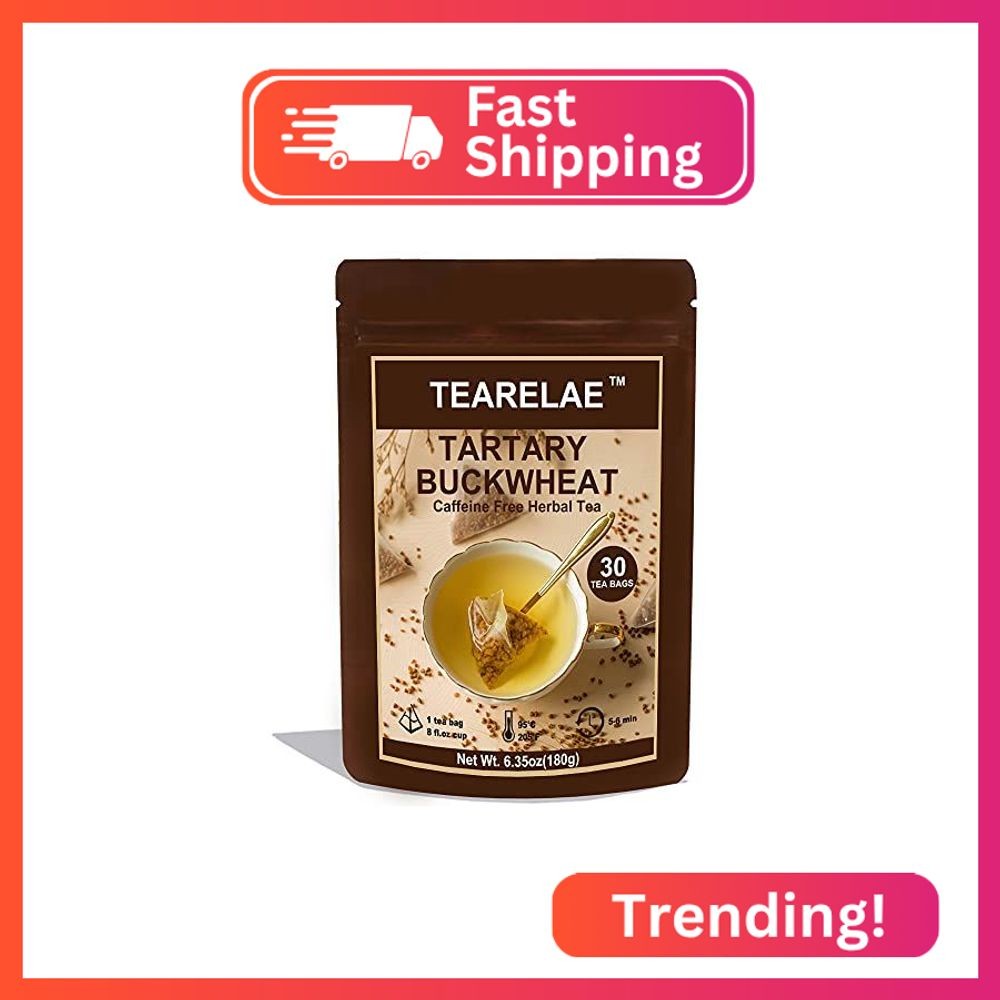 TEARELAE – Himalayan Tartary Buckwheat Teabags 6.35oz/180g (6g x 30 Bags) – Pure