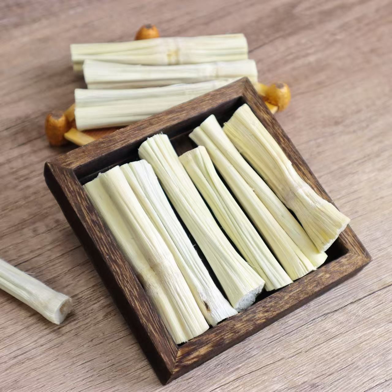 Dried Sugar Cane, Chinese herb tea, 8oz, natural sweet, for tea/soup 九龍堂 竹蔗干 甘蔗干