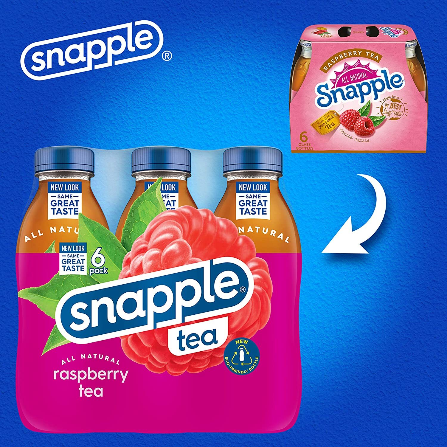 Snapple Raspberry Tea 16 oz Bottles (Pack Of 6)