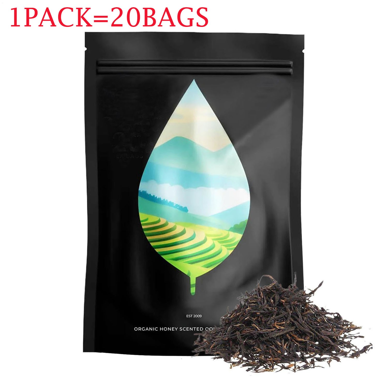 PiPi Tea Organic Oolong Bags –Cortisol & Calming Tea for Anxiety, Weight Loss 🔥