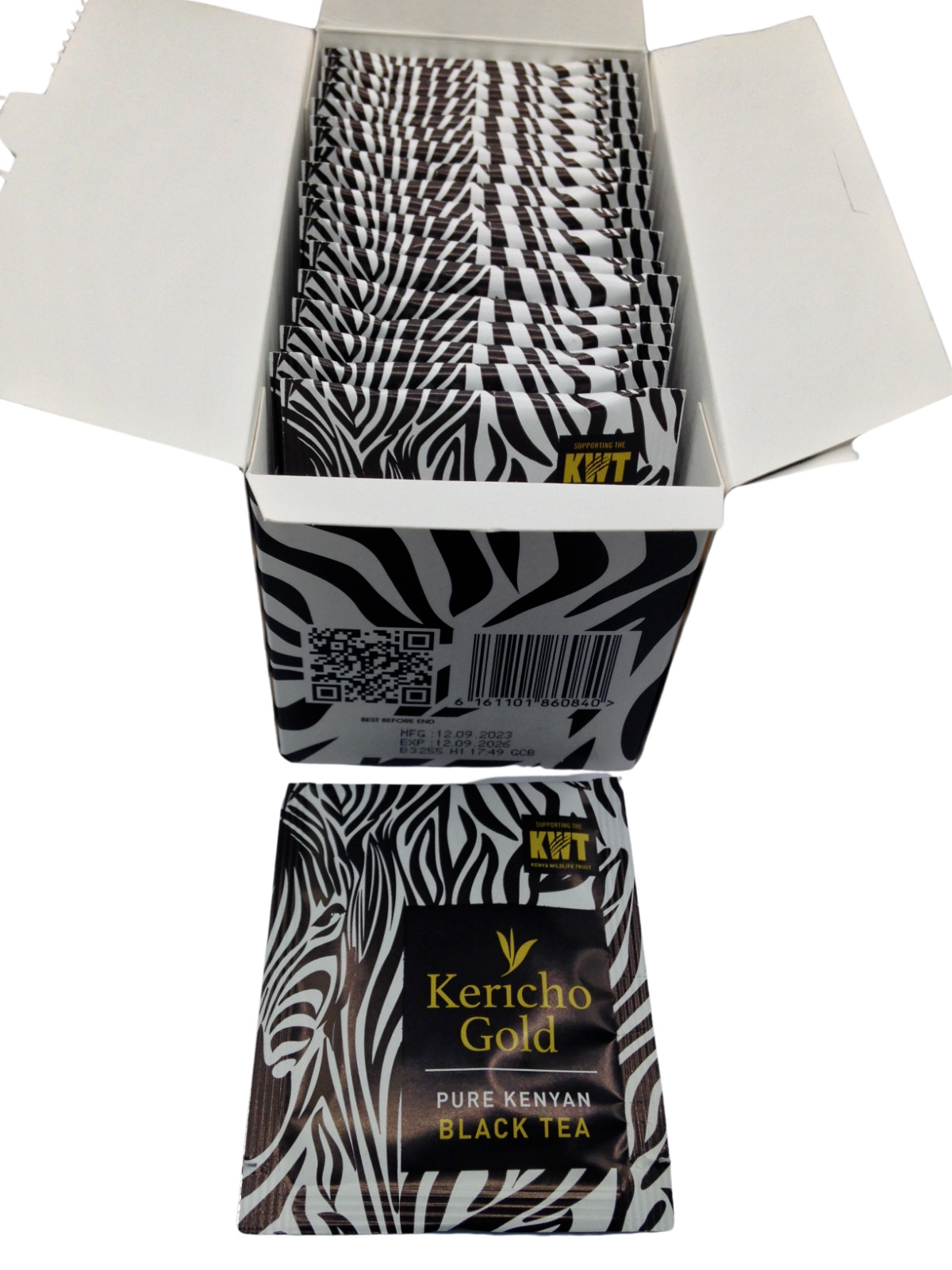 Kericho Gold Premium Black Pure Kenya Tea Bags 20 Enveloped KWT Conservation