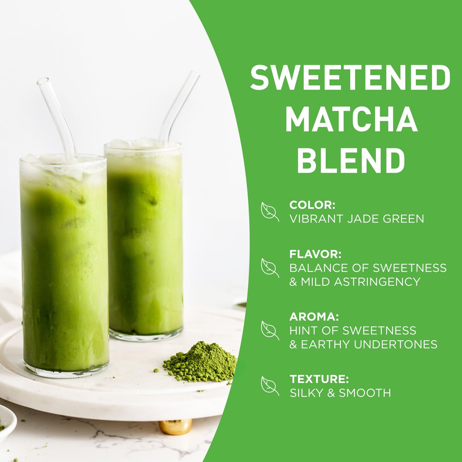 Aiya Sweetened Matcha Blend Powder – Matcha Latte Powder With Antioxidant-Rich