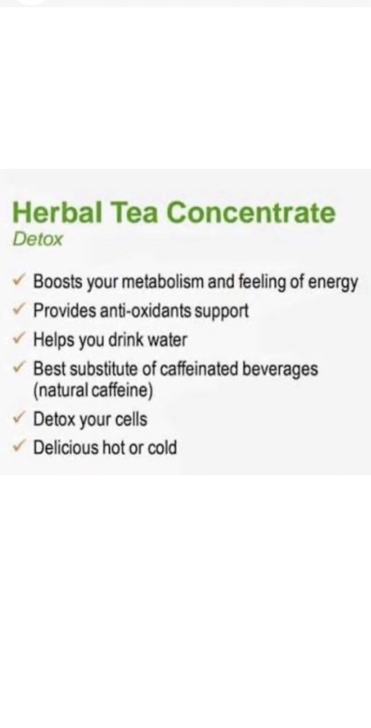 Herbalife Herbal Tea Concentrate Lemon Flavor Powder Gluten Free 1.8oz (51g)