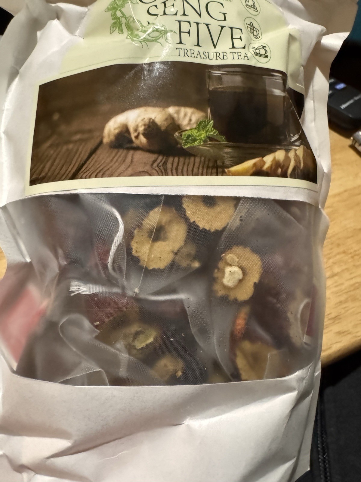 Ginseng Five Treasure Tea 20 Teabags Unopened New