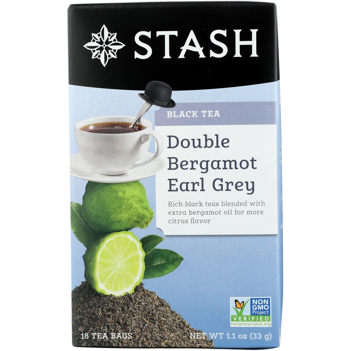 Stash Earl Grey Double Bergamot Black Tea 18 Bags Bag 3 Pack