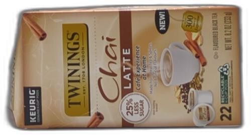 Twinings Chai Latte Black Tea Single Serve K-cup Pods For Keurig, 22 Count (pack
