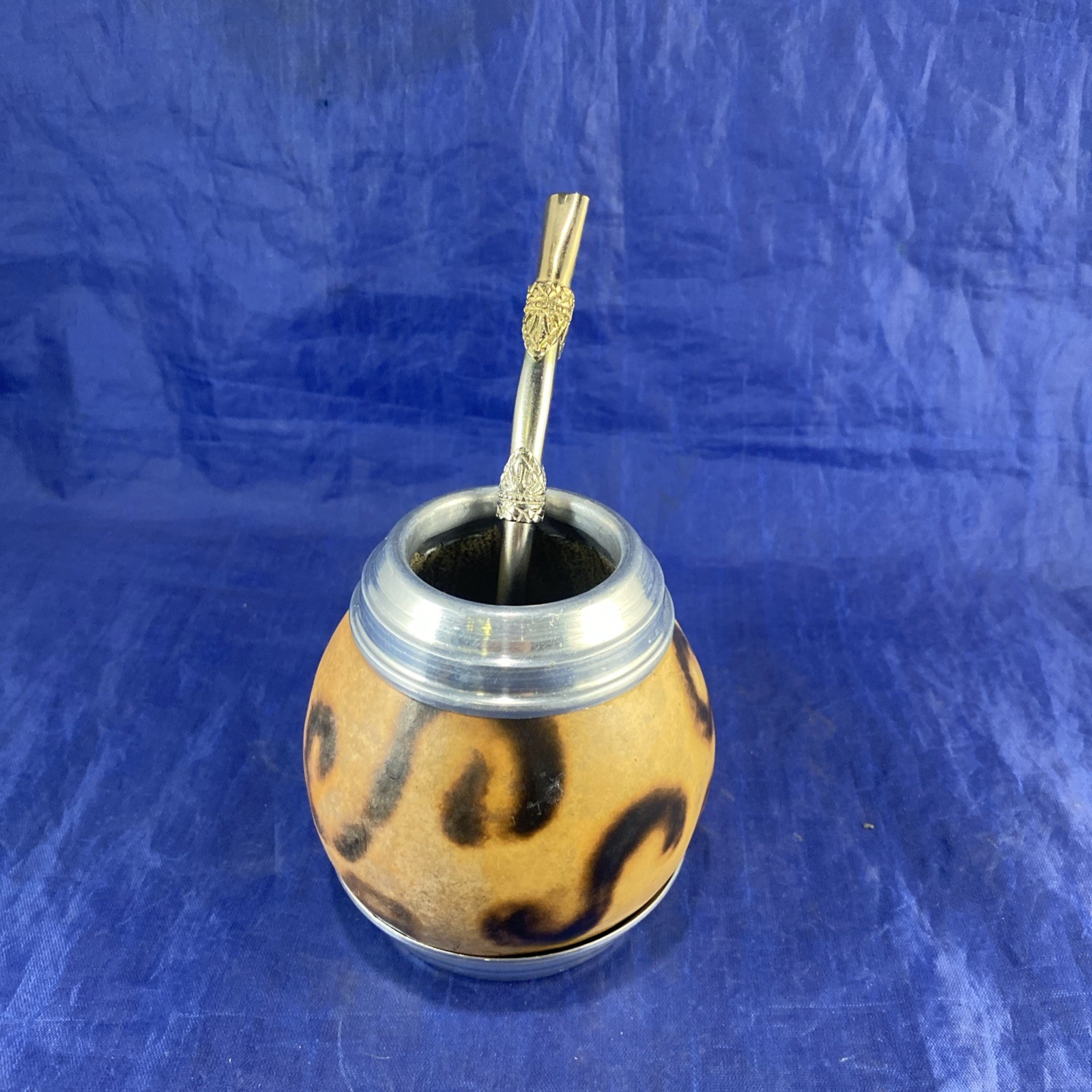 MATE & BOMBILLA ARGENTINA Mate Calabaza Gourd Cup And Stirrer