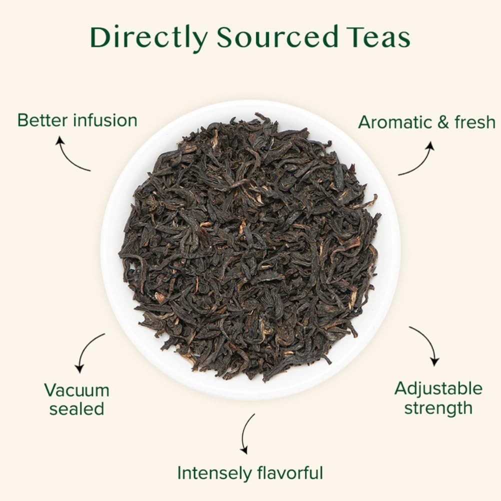 English Breakfast Loose Leaf Tea 340g | Non GMO & Gluten Free | 170 Cups