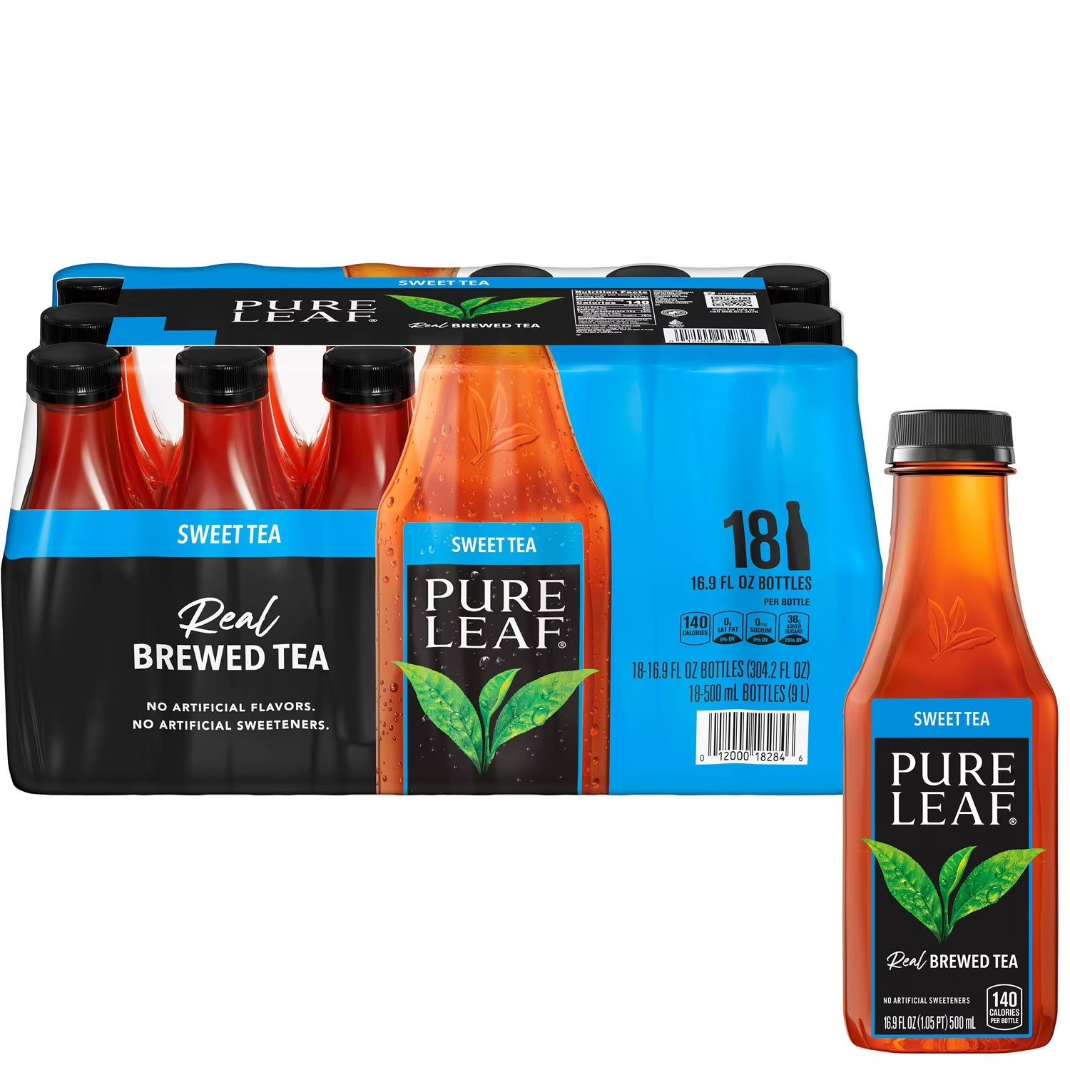 Pure Leaf Real Brewed Tea Sweet Tea (16.9 fl. oz., 18 pk.) – Select Your Flavor