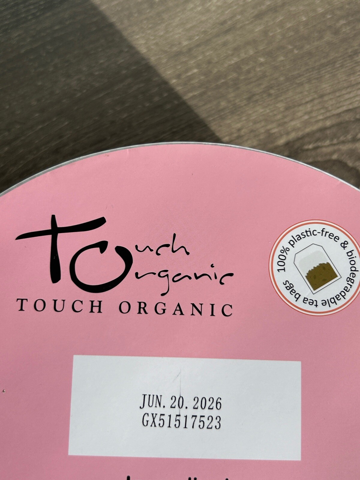 Touch Organic Green Tea 60 envelopes/4 green tea blends.