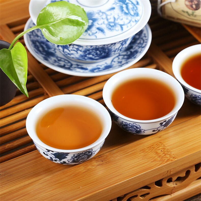 Hunan Auhua Black Brick Tea Natural Herbal Energy Tea for Men Women 165g