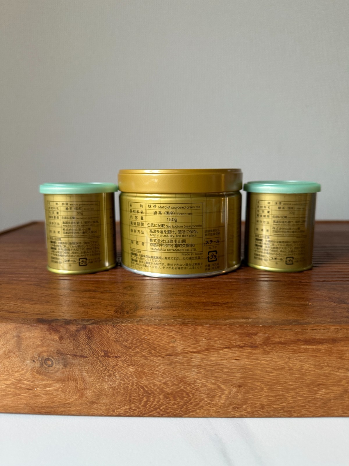 Uji Matcha Latte Set Yamamasa Koyamaen Matcha Tin set of 3 210g