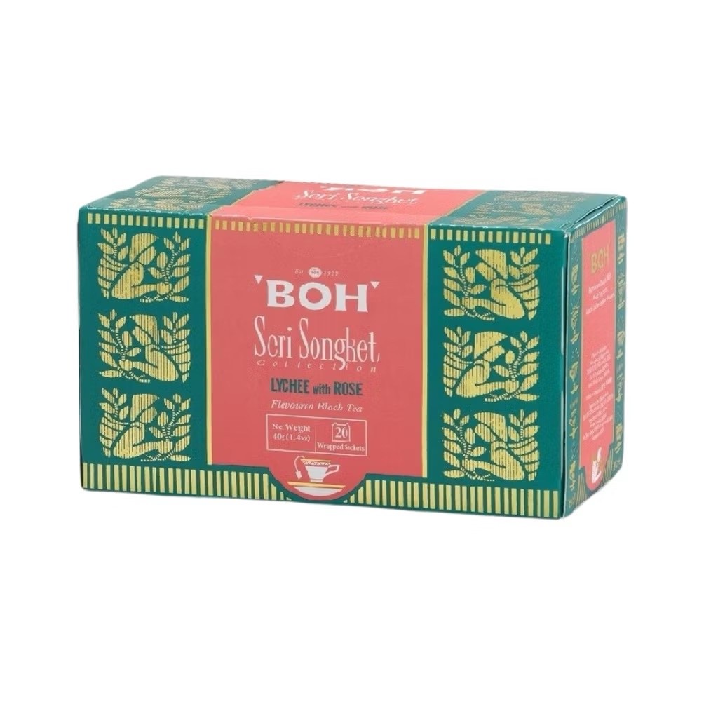 Boh Seri Songket Malaysian Tea Collection 20 Sachets – Choose Flavour