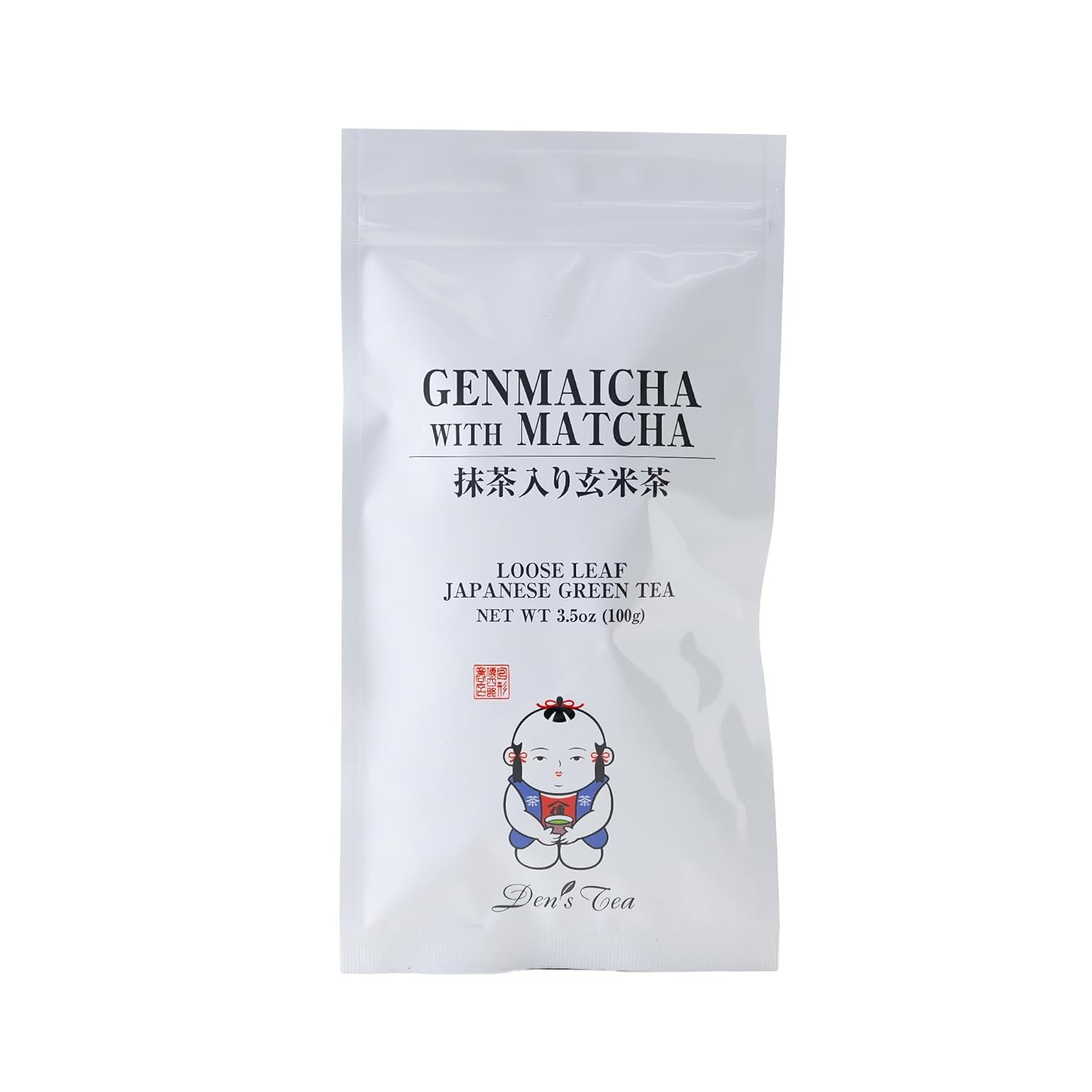 | Premium Genmaicha with Matcha | Japanese Green Tea Blend | Loose Leaf (3.5Oz/1