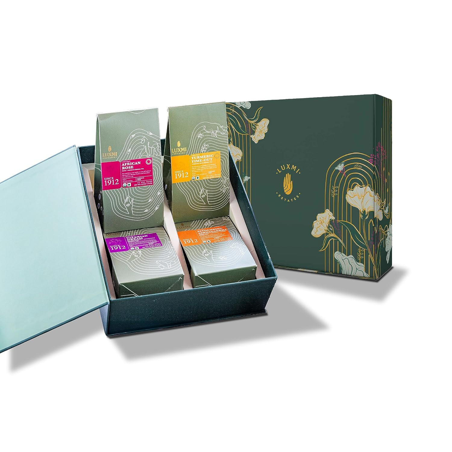 Estates Wellness Tea Set – 4 Packs of Herbal Bliss for Gifting