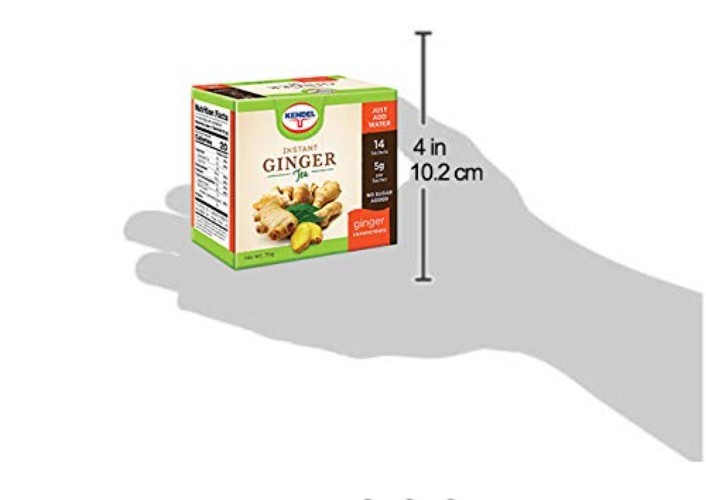 Instant Ginger Tea – Unsweetened Real Ginger Powder Drink – Caffeine Free Dig…