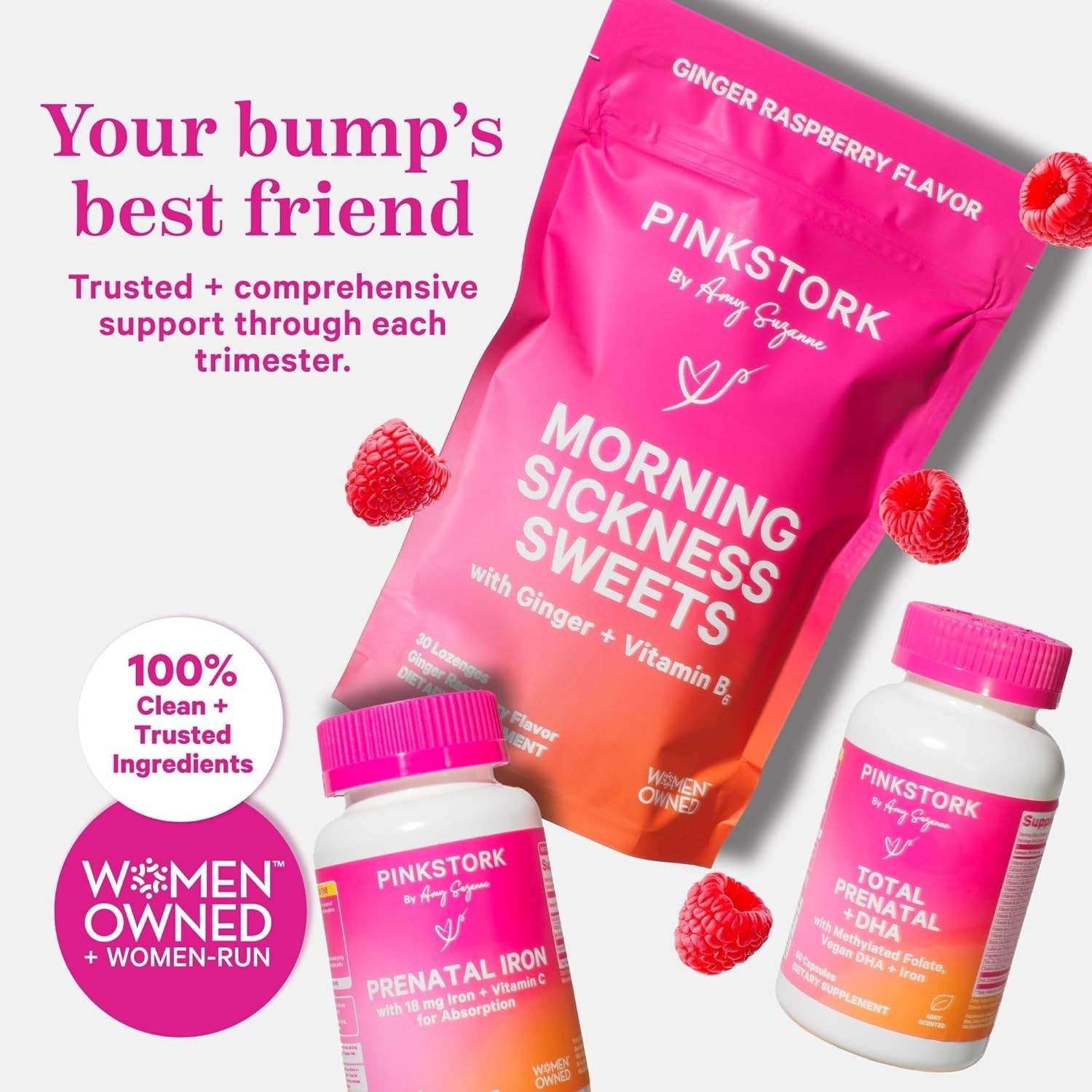 Natural Ginger Peach Tea for Pregnancy – 15 Sachets for Morning Sickness Support
