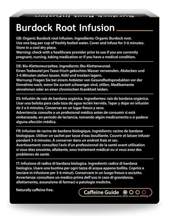 Buddha Teas Organic Burdock Root Tea – OU Kosher, USDA Organic 18 bags