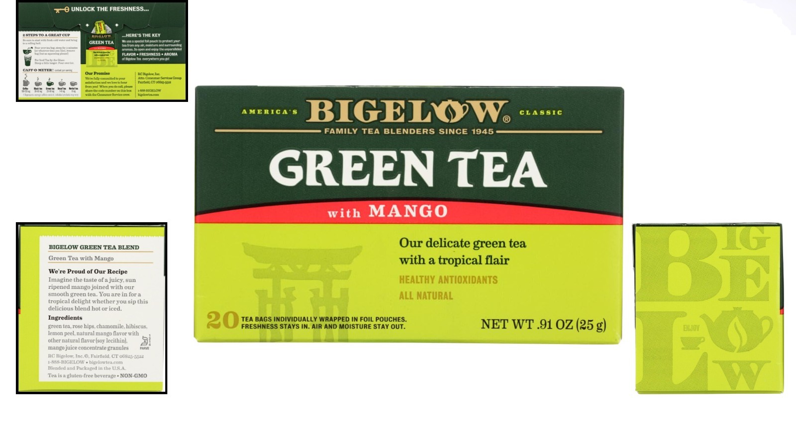 20 Pack Grn Mango Flavor Snack Bags – Perfectly Portion-Controlled Treats