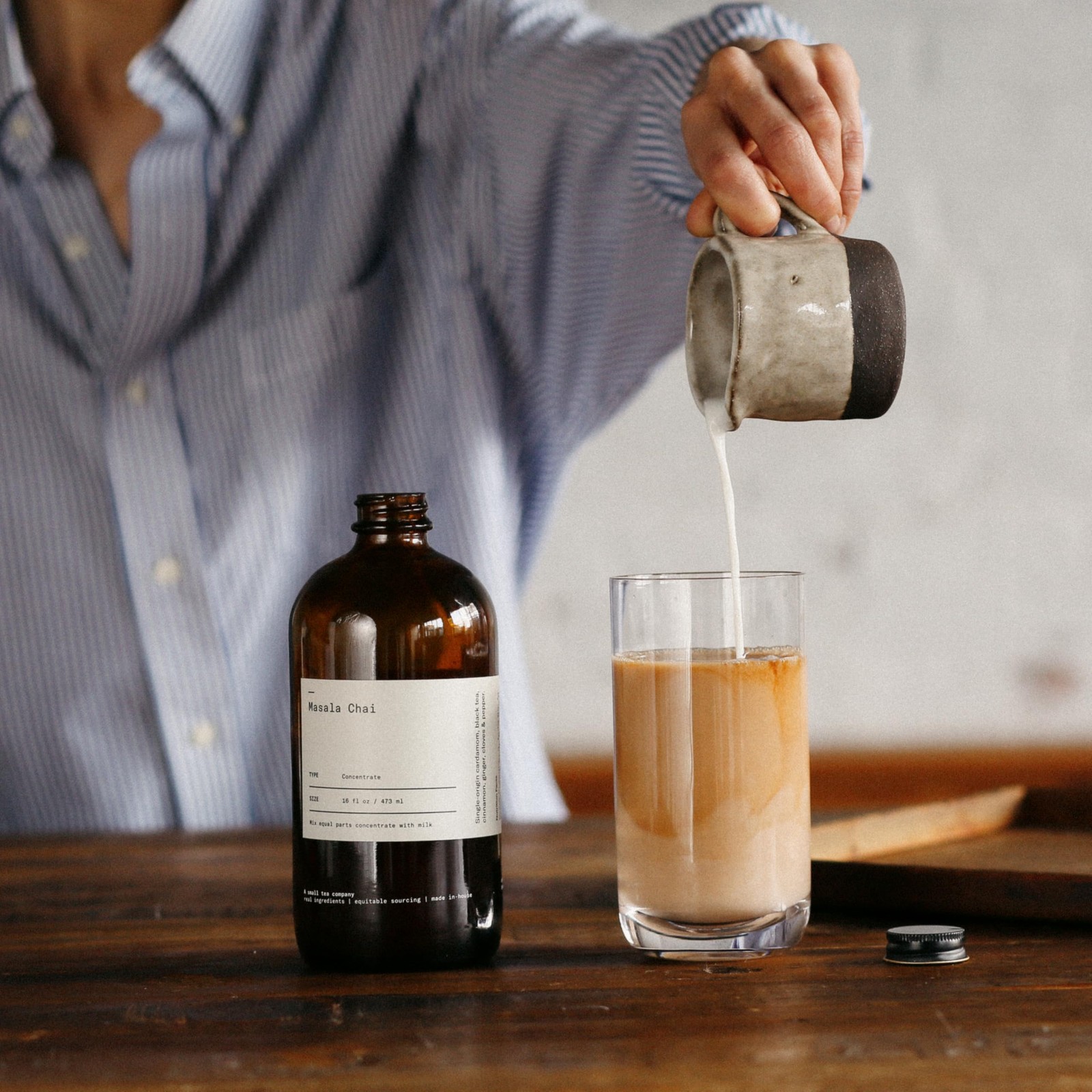 Original Masala Chai Concentrate, Small-Batch, Single-Origin Spices, Hot or I…