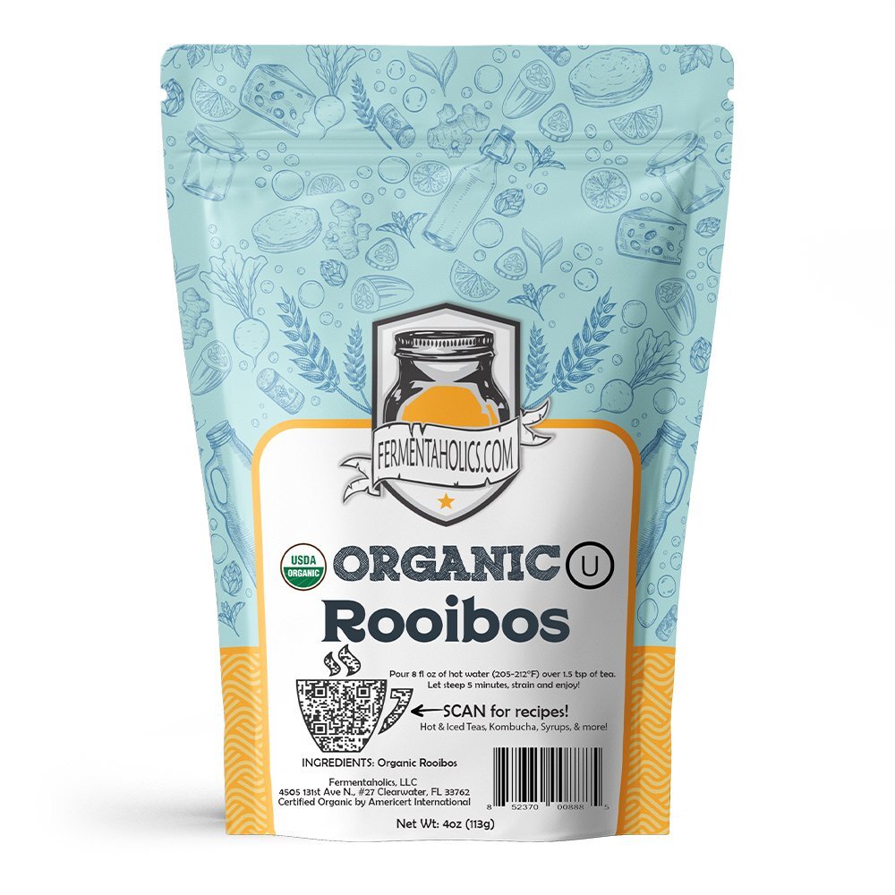 Organic Loose Leaf Rooibos Tea – Perfect for Kombucha Brewing