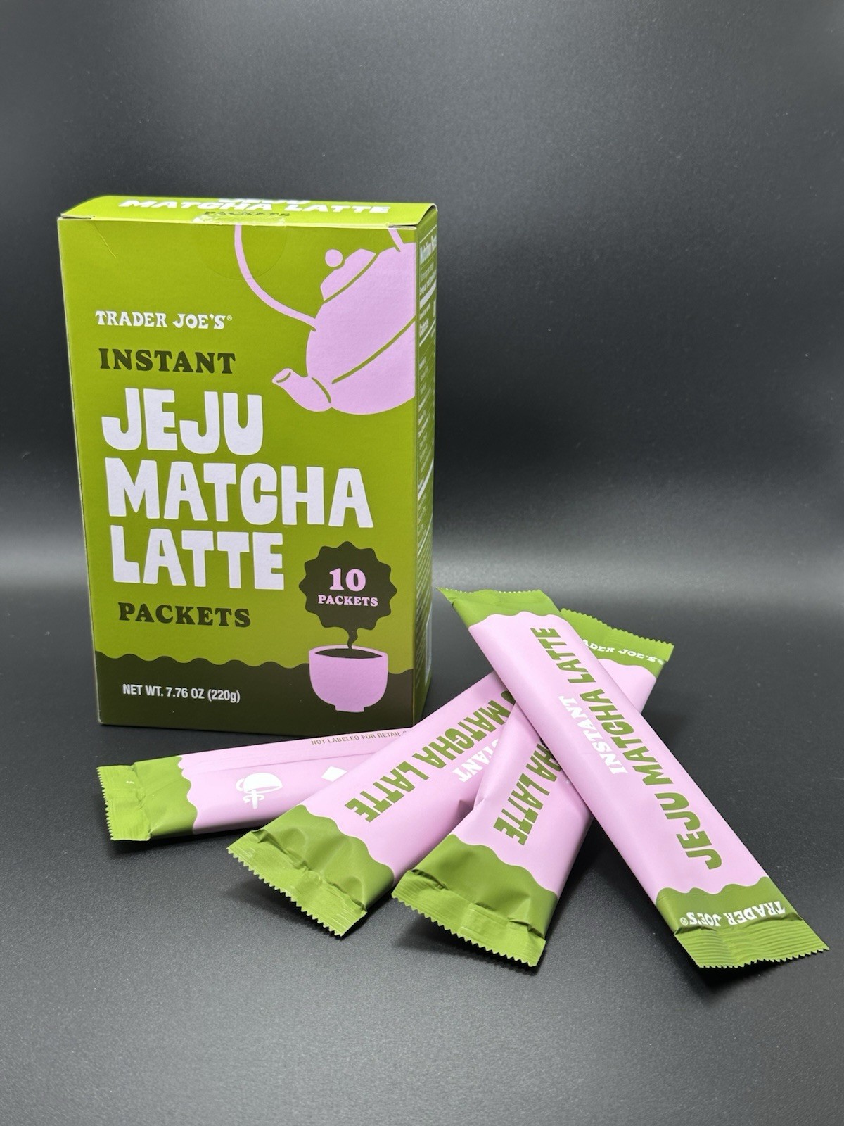 Trader Joe’s Jeju Instant Matcha Latte Packets 10ct 7.76oz NEW IN HAND KOREA