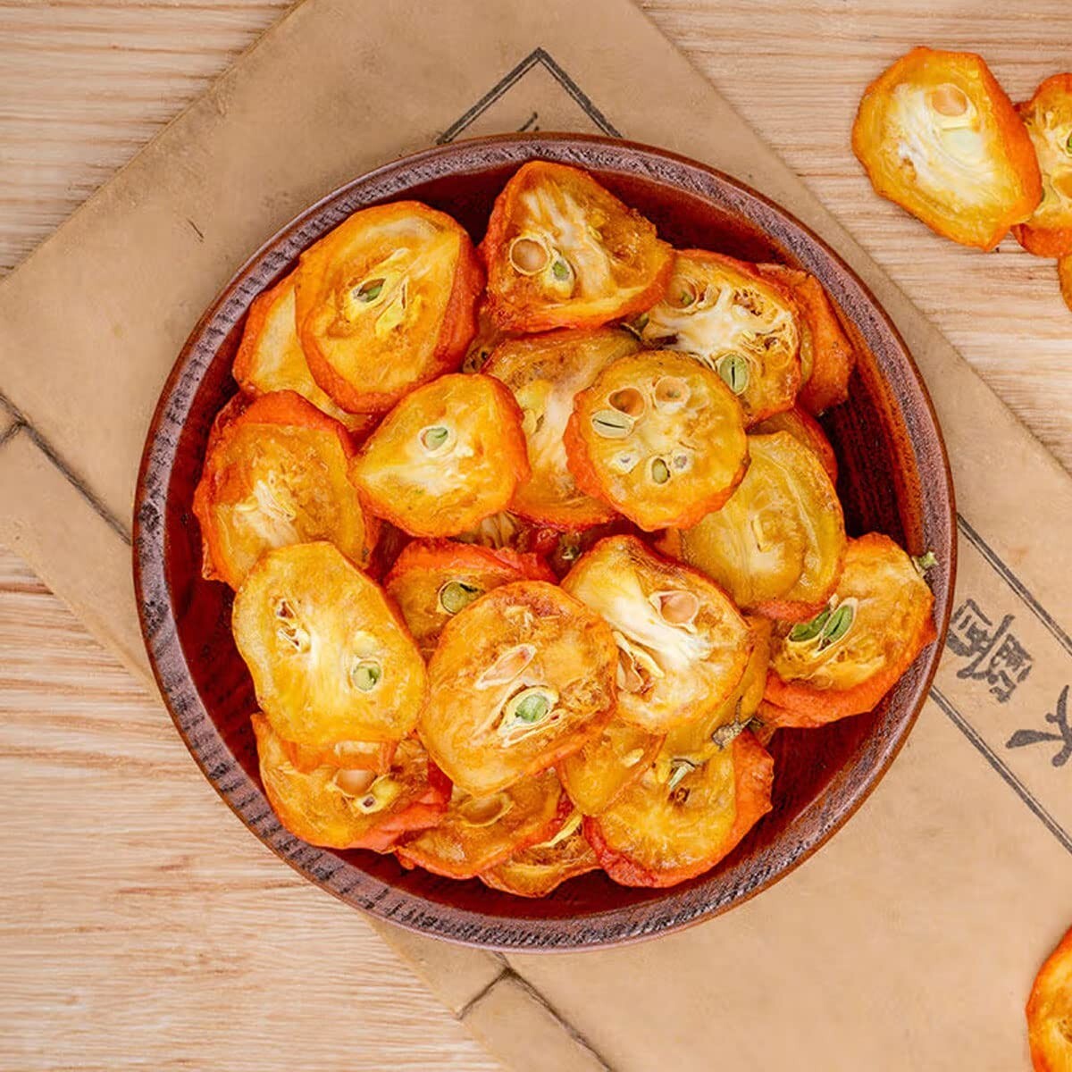 Premium Freeze-Dried Kumquat Slices 93g Bag, Fresh for Tea & Snacks, Air-Shipped