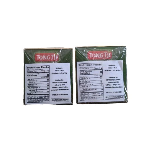 2 X TONG TJI Jasmine Green Tea Premium Fragrant Delicious Indonesia 50 Bags