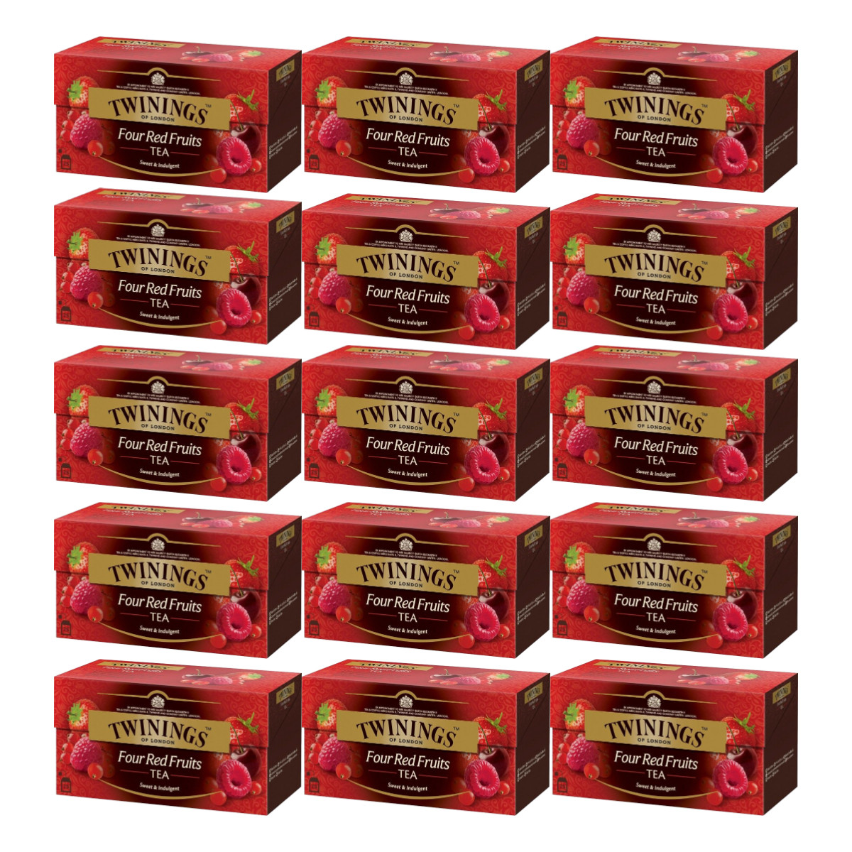 Twinings Four Red Fruits Black Tea 25 Bags Choose 1 2 5 10 15 Packs