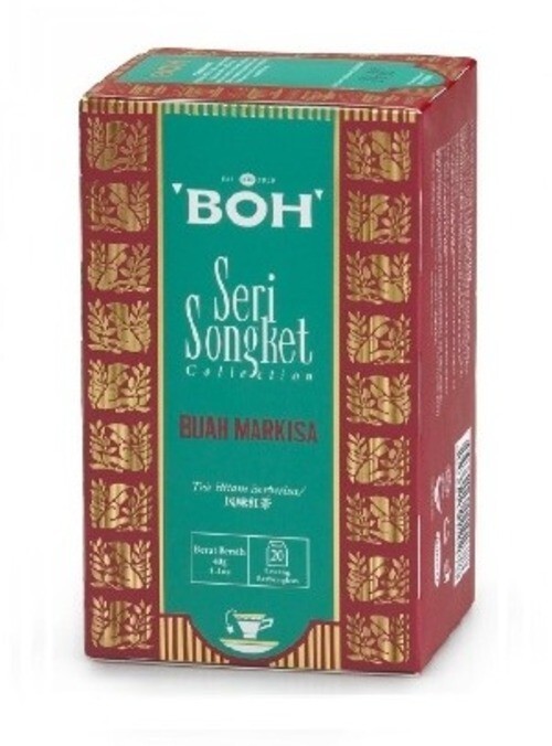 10 X PACKS BOH Seri Songket Passion Fruit Teabag Sachet (20’s) FREE SHIPPING