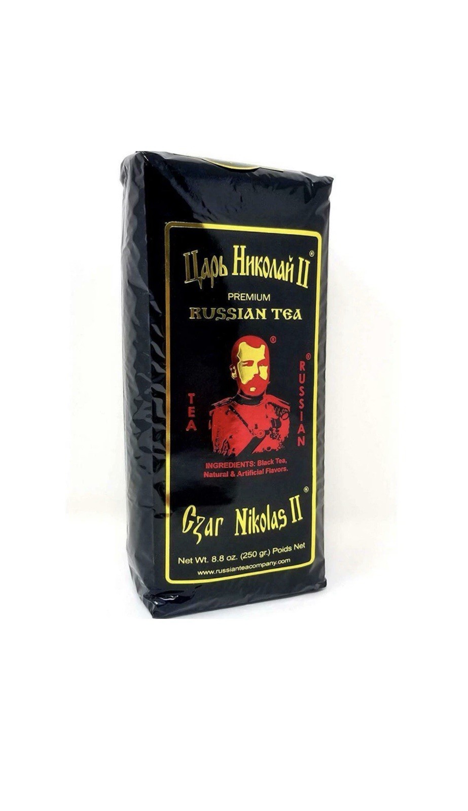Black Leaf Tea Czar Nicholas II Nostalgia (Black) Russian Style 8.8oz/250g