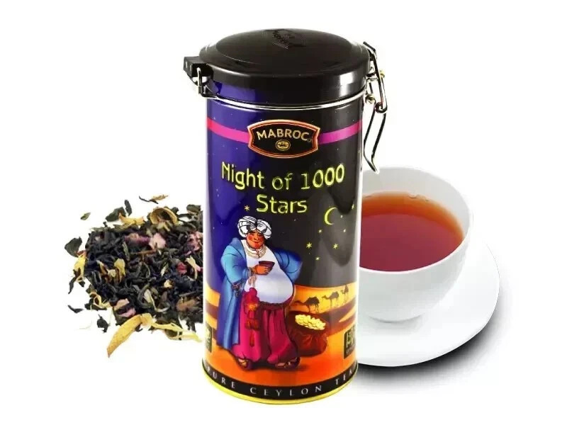 Mabroc Ceylon tea – Nights of 1000 stars 150g loose tea in metal canister