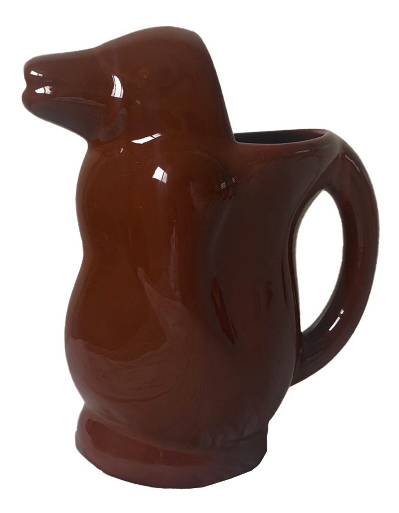 Jarra De Mesa Pingüino De Cerámica 250ml – Marron Oscuroargentine penguin mug