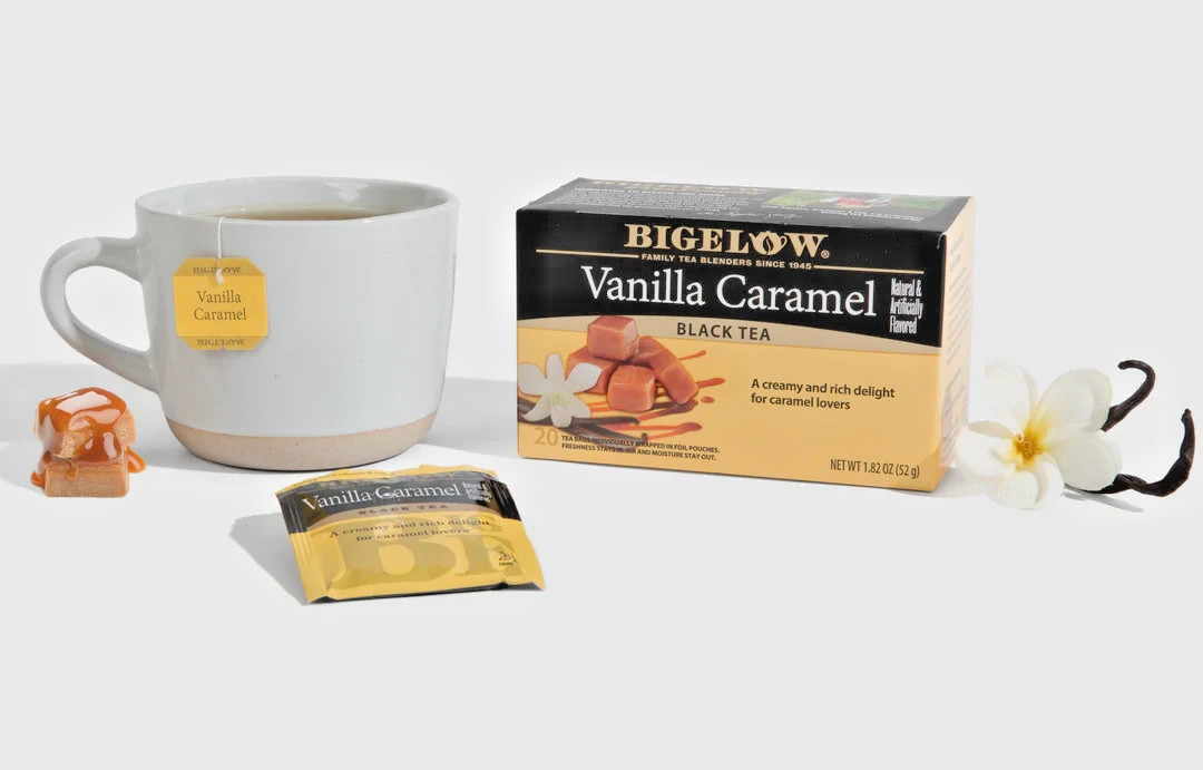 Bigelow Vanilla Caramel Black Tea – 18 Per Box – (3) Boxes Total