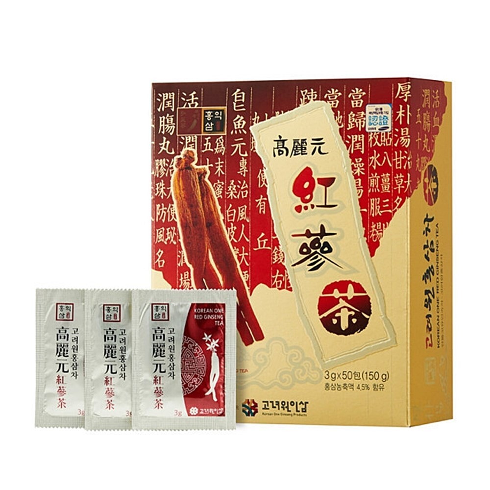 Korea Goryeowon Red Ginseng Tea Granules 3g x 100 bags ( 50bags x 2ea )